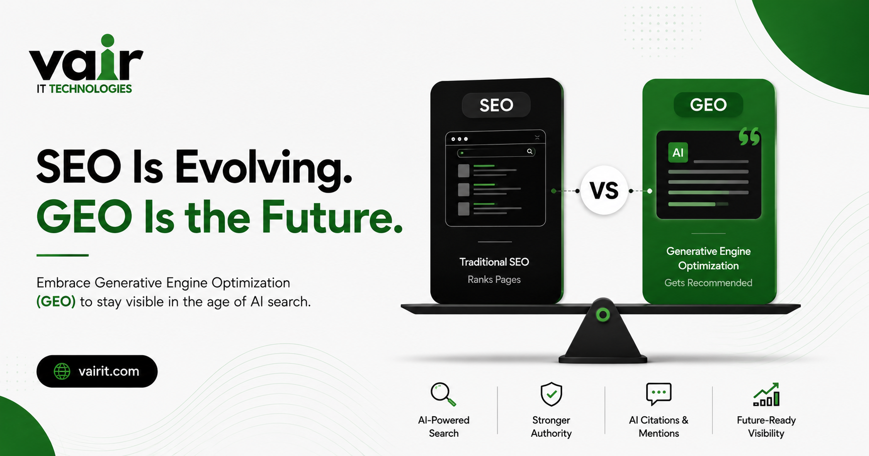 SEO Is Evolving, GEO Is the Future – Comparison of Traditional SEO and Generative Engine Optimization (GEO) for AI-Powered Search