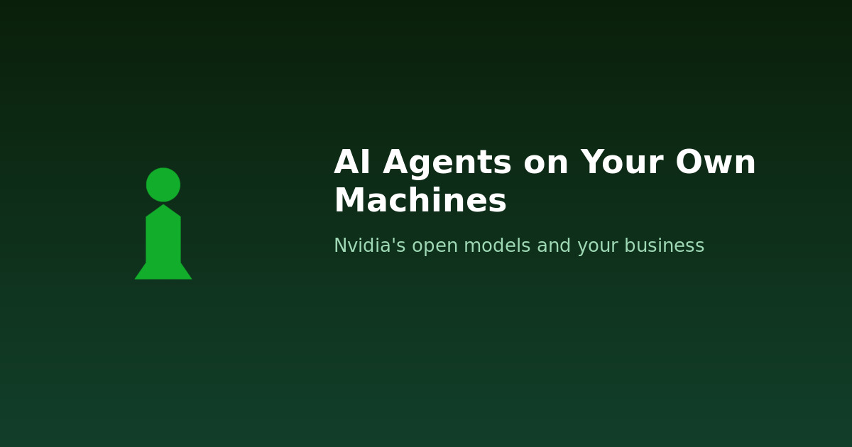 VAIR IT green i icon on a dark green cover about Nvidia open AI models