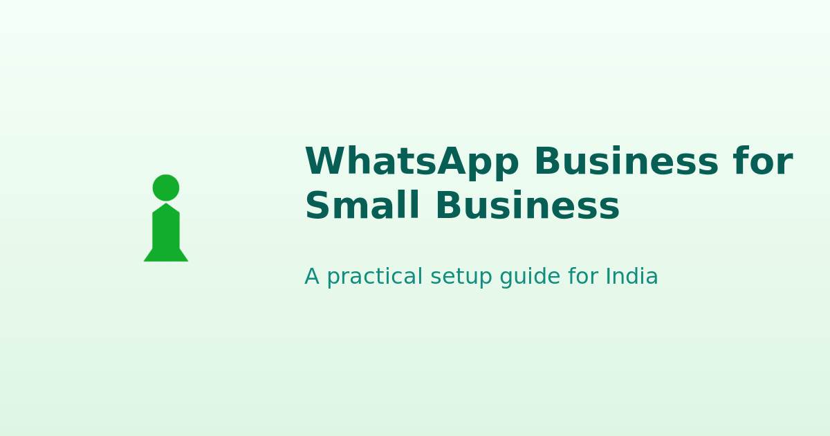 Small business owner setting up WhatsApp Business catalog on a phone