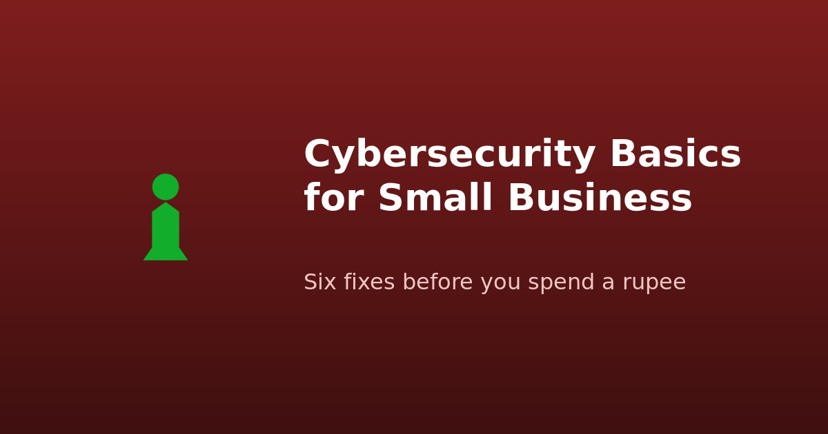 Small business owner enabling two-factor authentication on a laptop